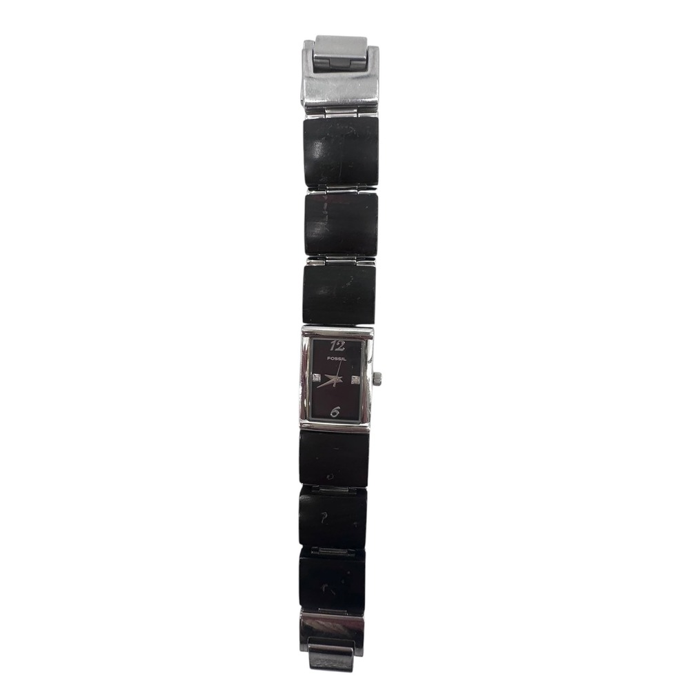 Vintage Fossil F2 Womens Bracelet Watch Brown Wood Effect New Battery *SEE - Picture 5 of 9